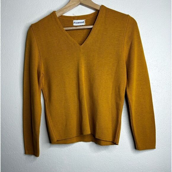 American Vintage Sweaters - Vintage 70s pullover sweater women’s size small yellow
